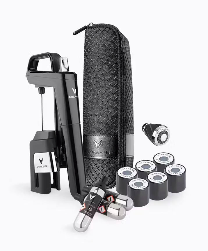 Timeless Six+ Piano Black Coravin